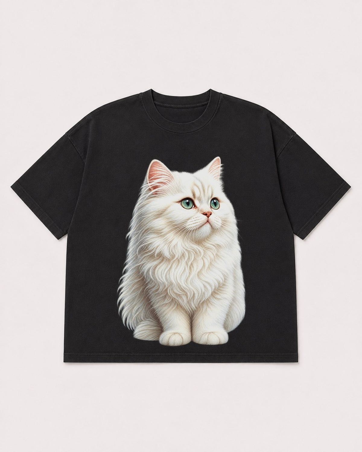 Mockup Boxy Heavyweight Tee Black product