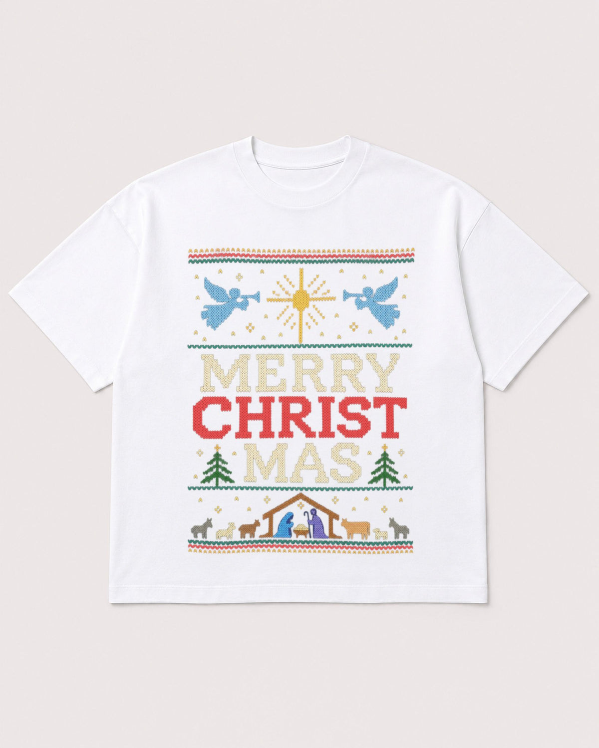 Mockup Boxy Heavyweight Tee White product
