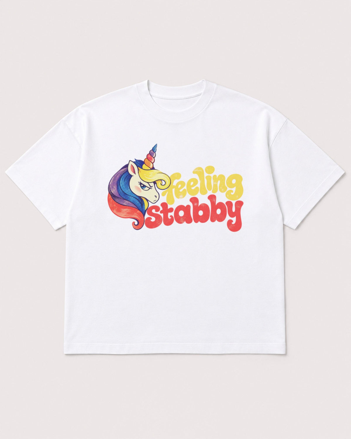 Mockup Boxy Heavyweight Tee White product