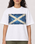 Mockup Boxy Heavyweight Tee White female close-up 07