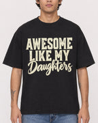 Mockup Boxy Heavyweight Tee Black male close-up 06