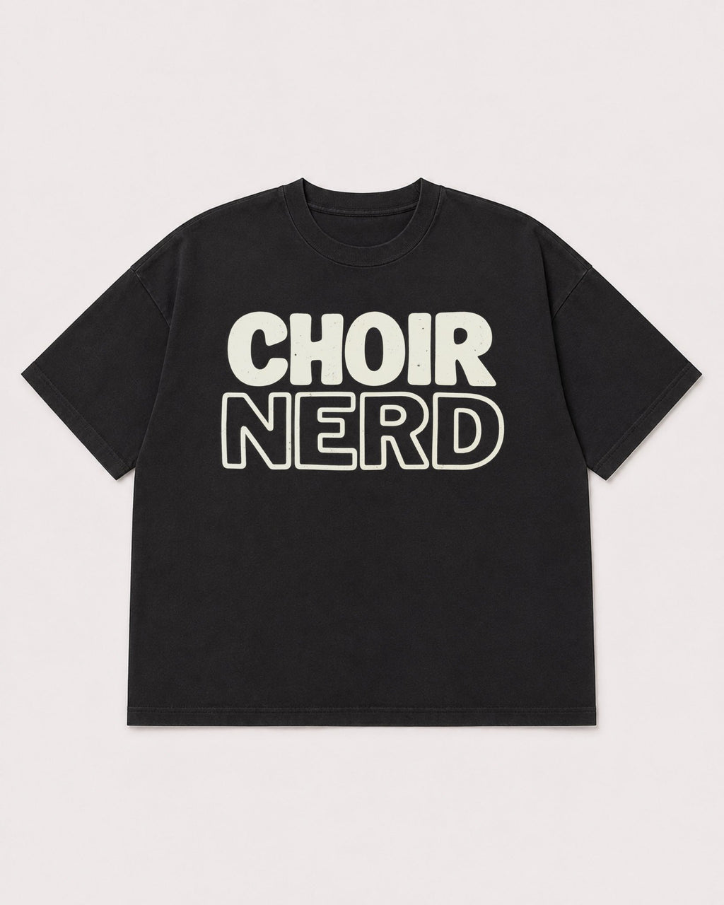 Mockup Boxy Heavyweight Tee Black product