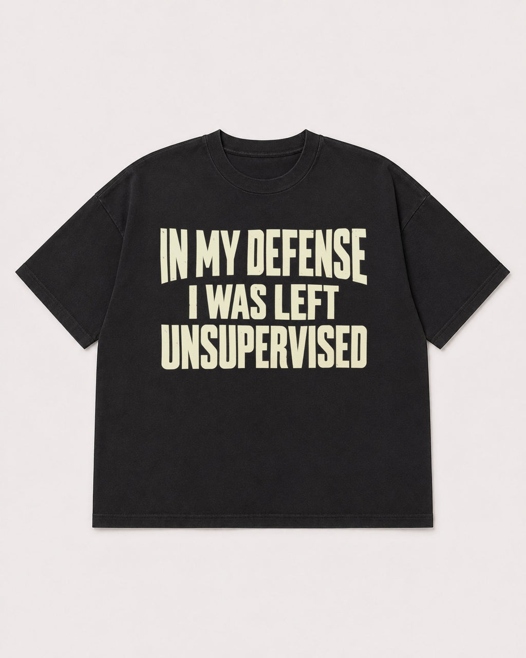 Mockup Boxy Heavyweight Tee Black product