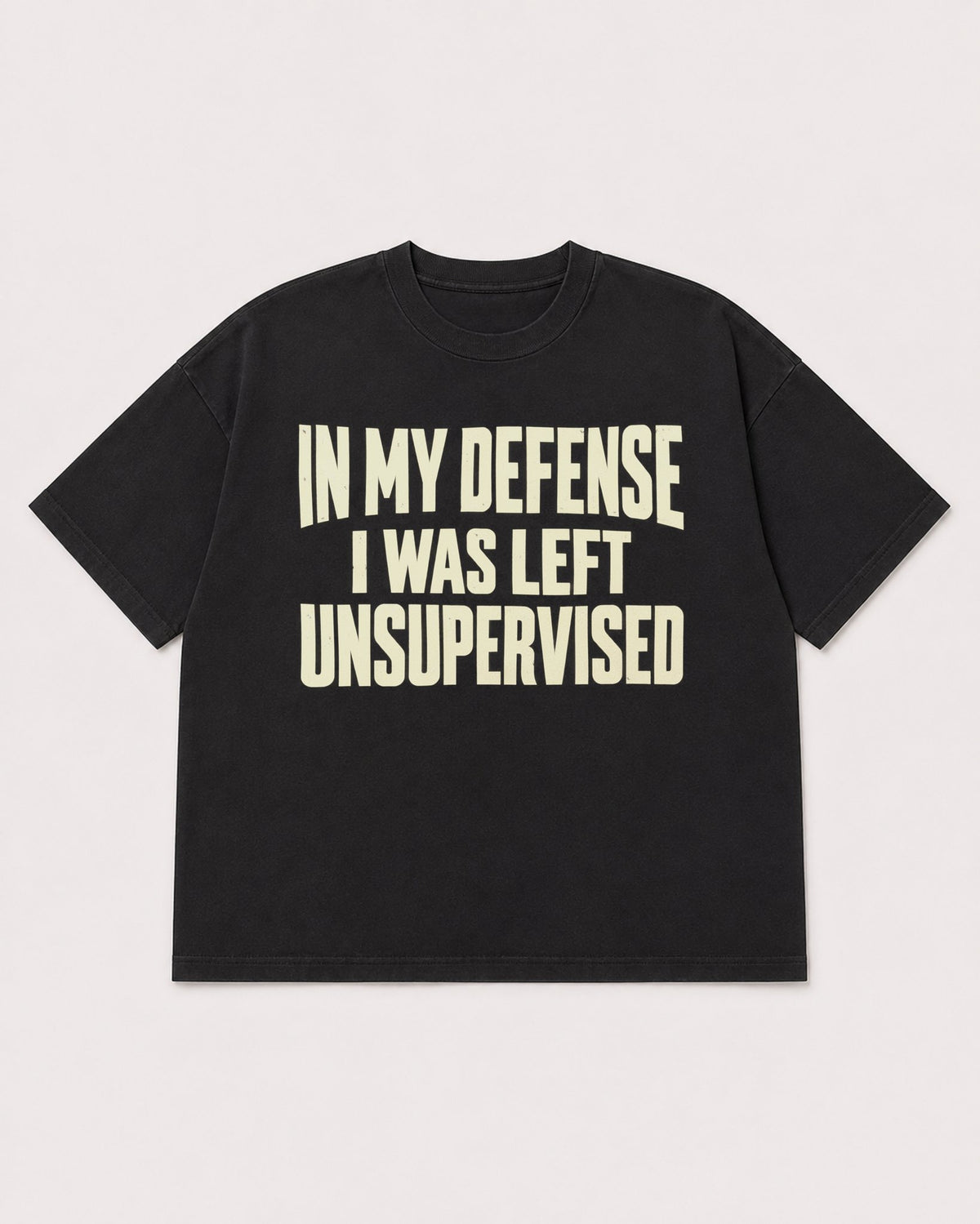 Mockup Boxy Heavyweight Tee Black product