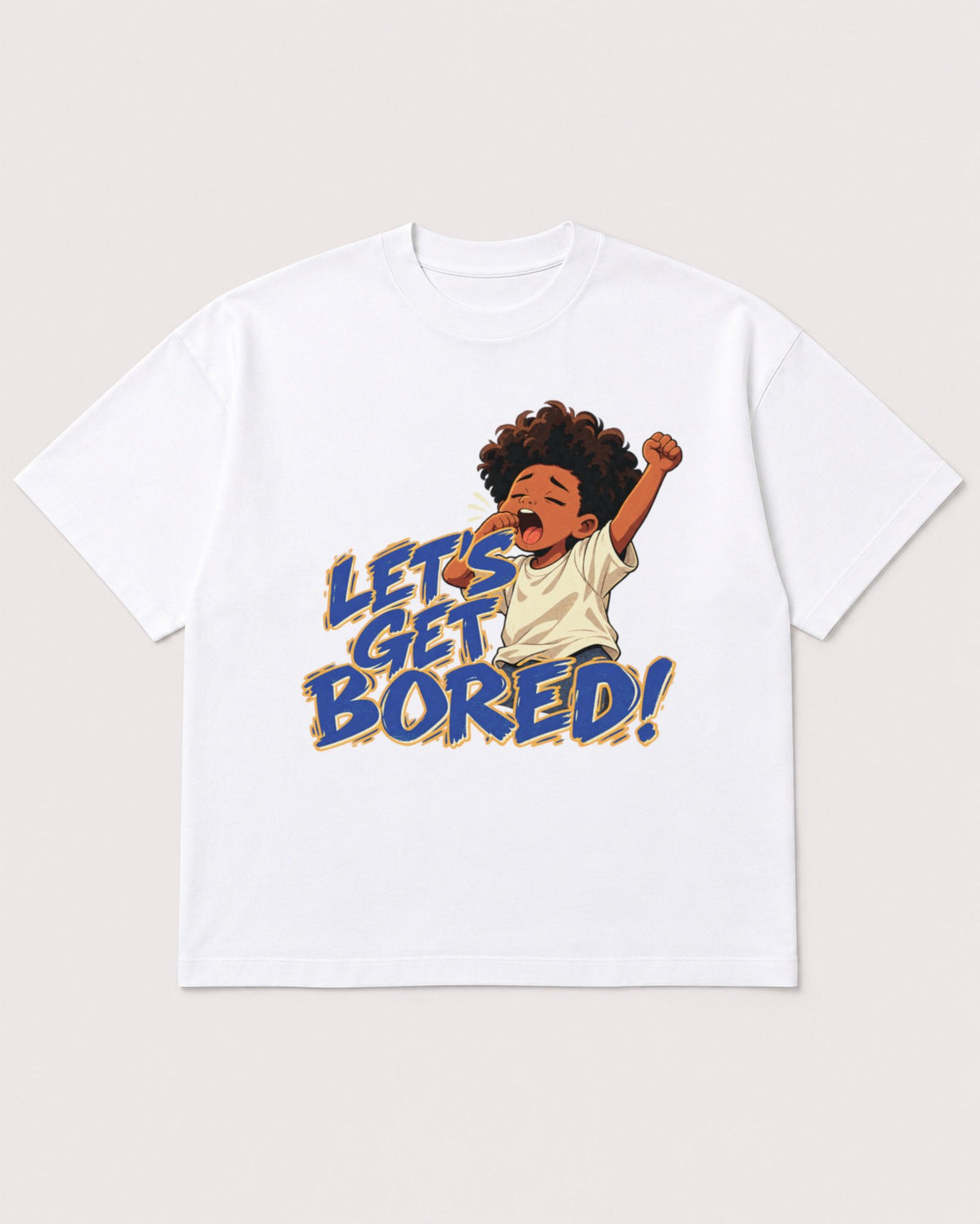 Mockup Boxy Heavyweight Tee White product