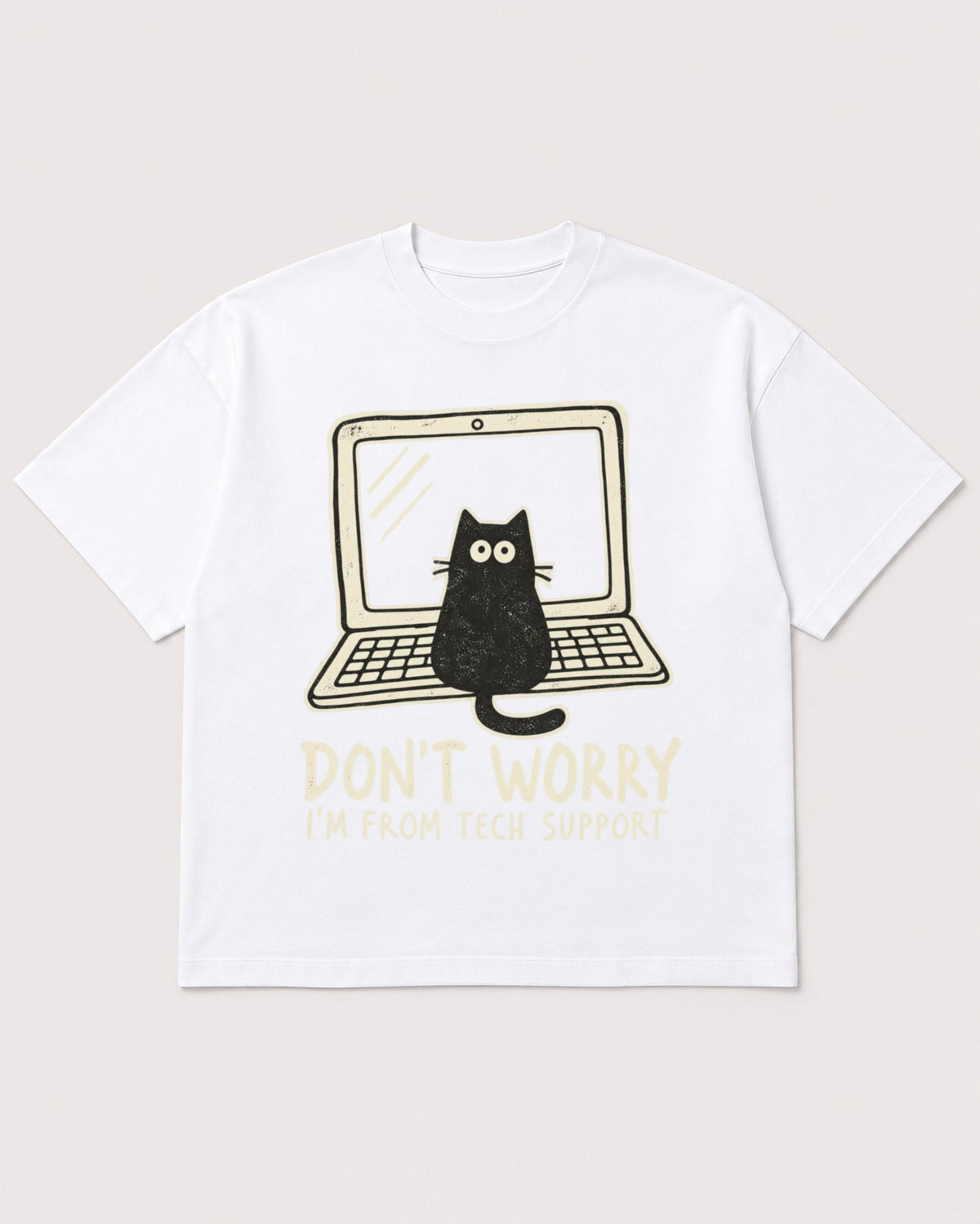 Mockup Boxy Heavyweight Tee White product