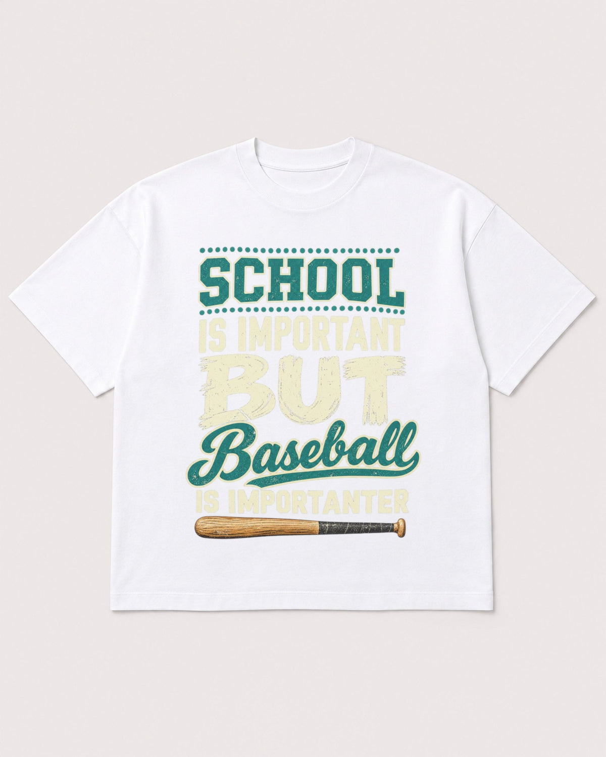 Mockup Boxy Heavyweight Tee White product