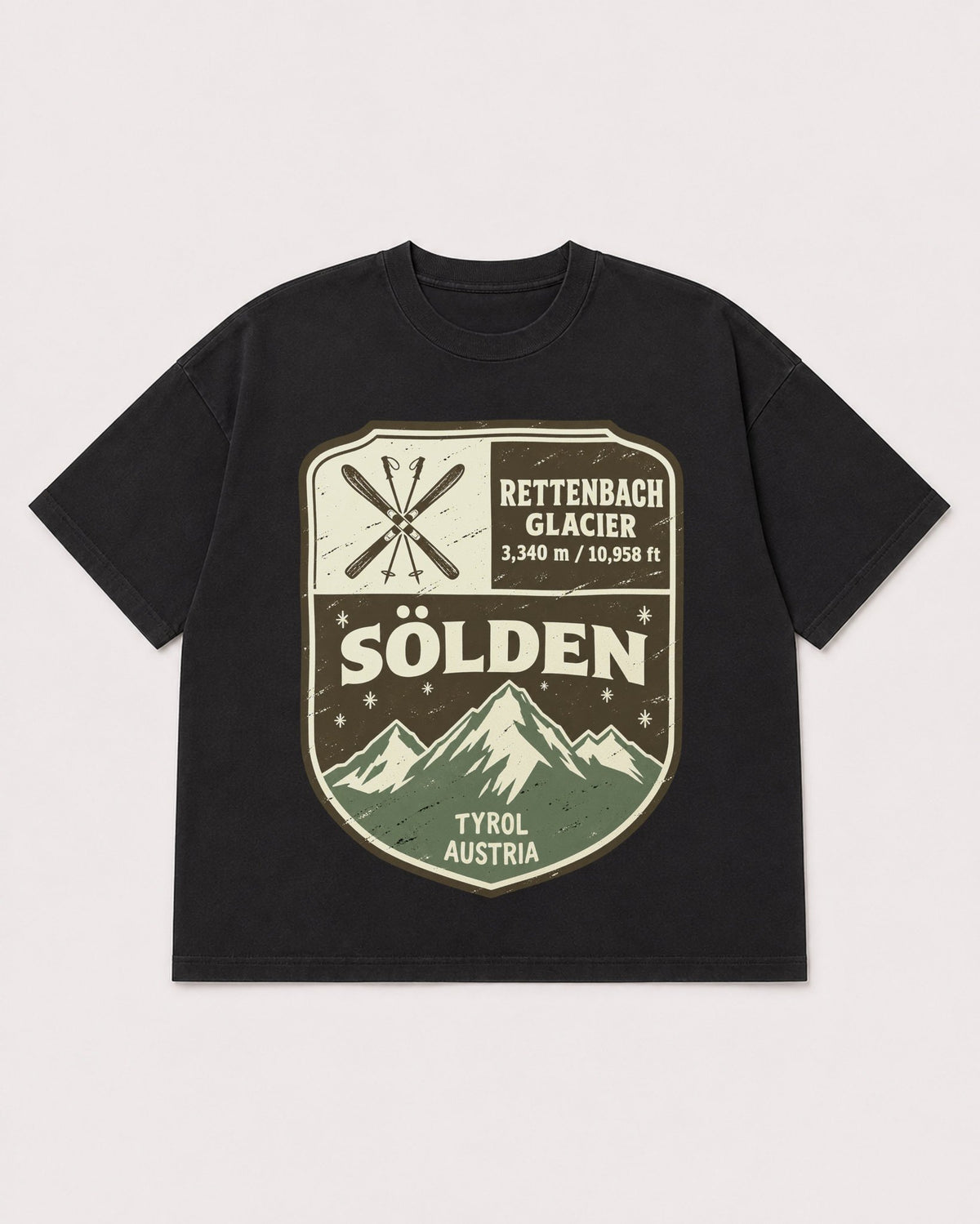 Mockup Boxy Heavyweight Tee Black product