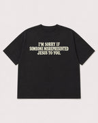 Mockup Boxy Heavyweight Tee Black product