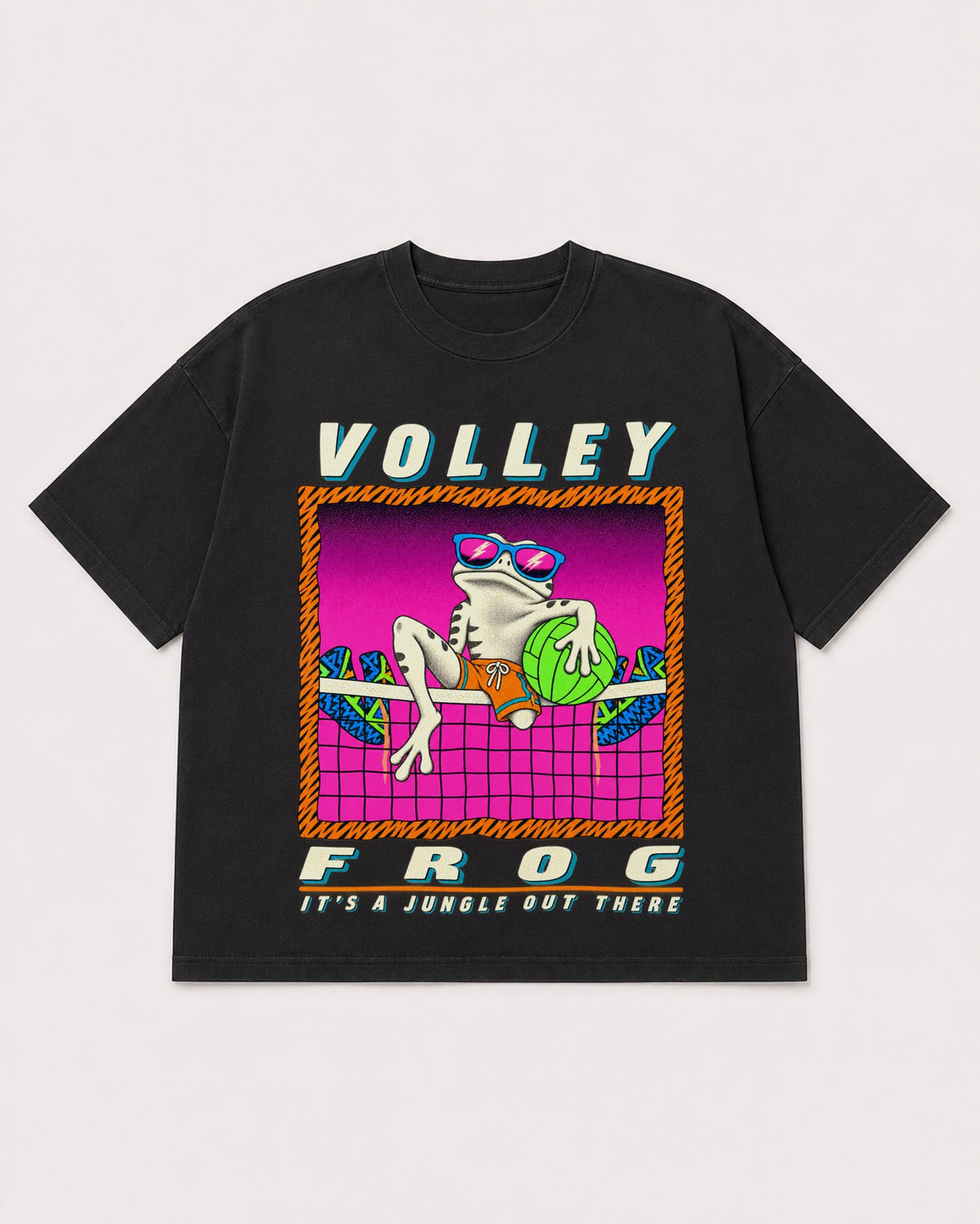Mockup Boxy Heavyweight Tee Black product
