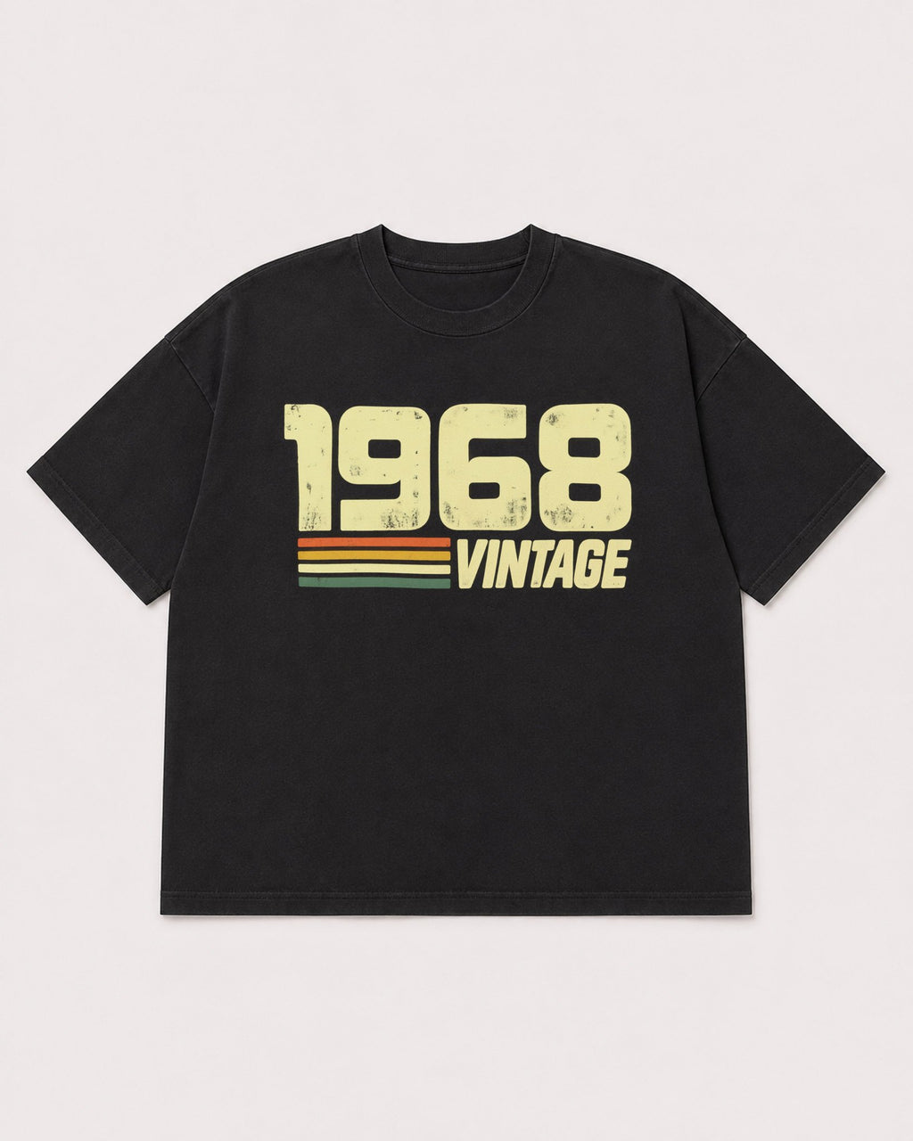 Mockup Boxy Heavyweight Tee Black product