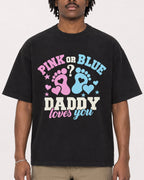 Mockup Boxy Heavyweight Tee Black male close-up 04
