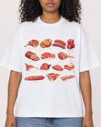Mockup Boxy Heavyweight Tee White female close-up 05
