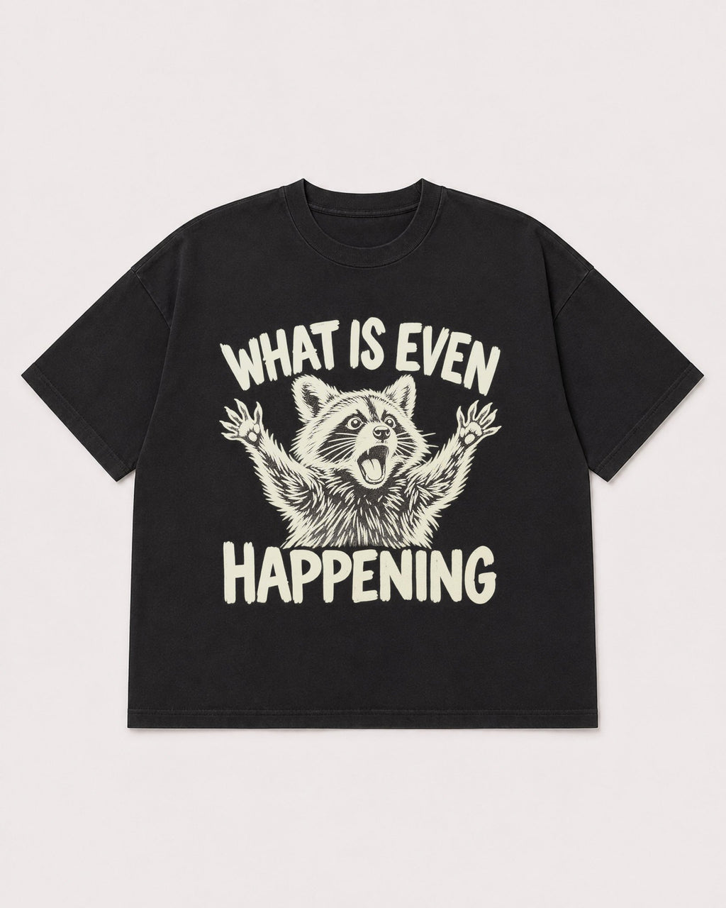 Mockup Boxy Heavyweight Tee Black product