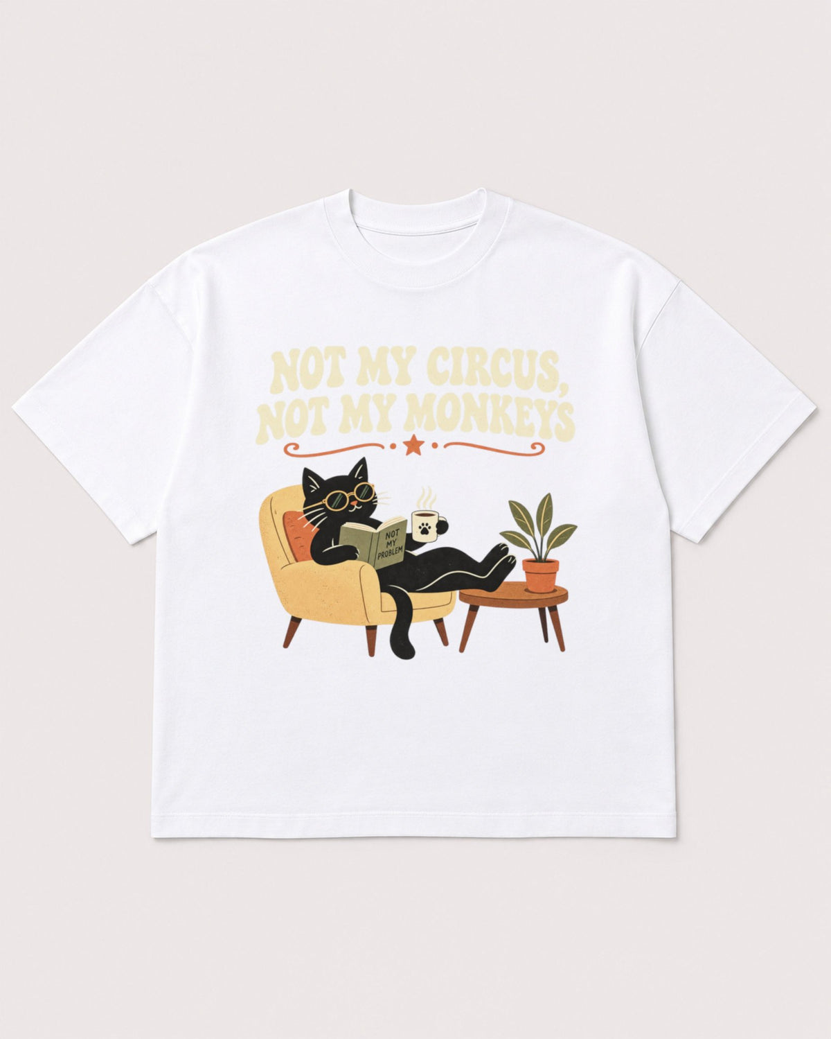 Mockup Boxy Heavyweight Tee White product