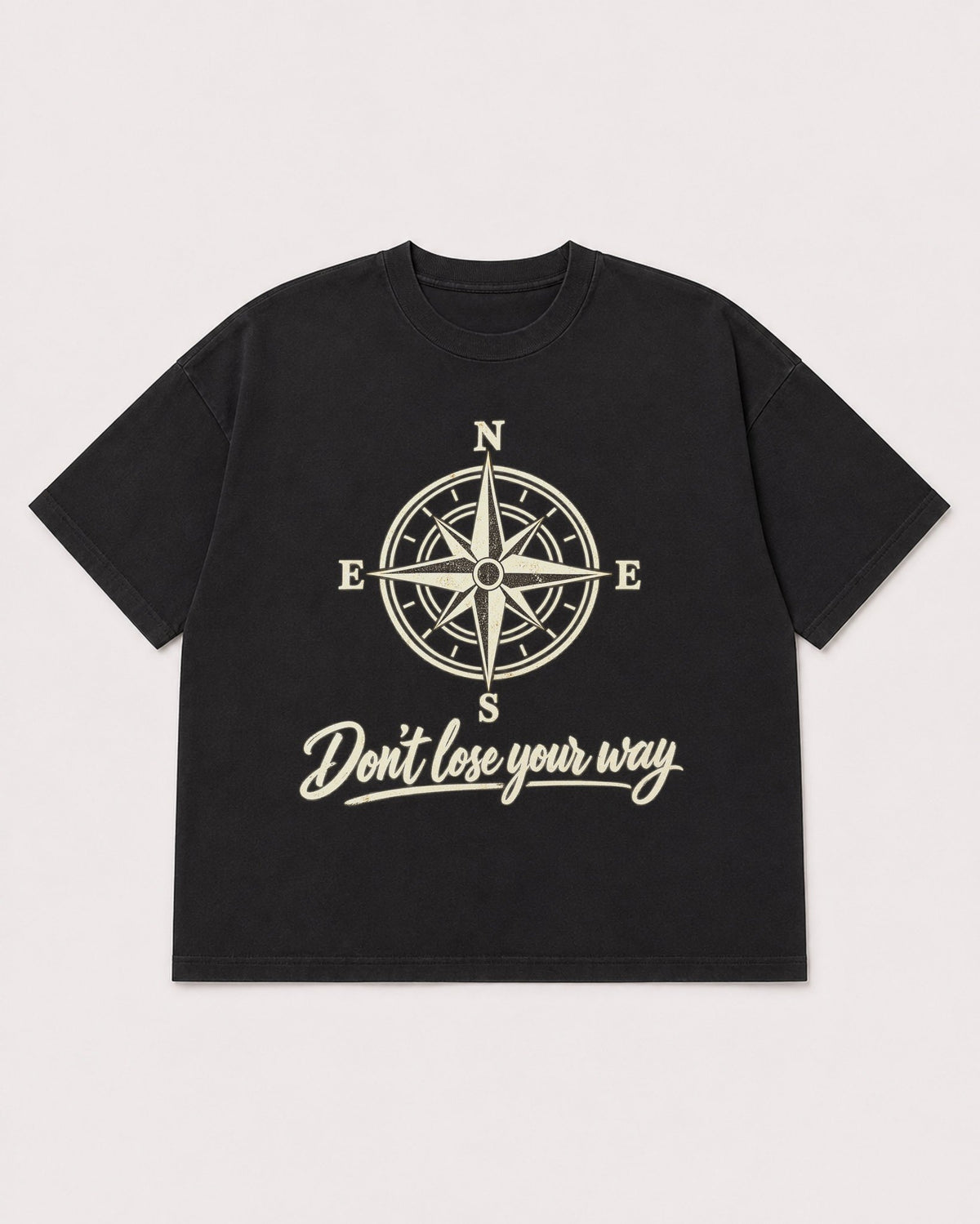 Mockup Boxy Heavyweight Tee Black product