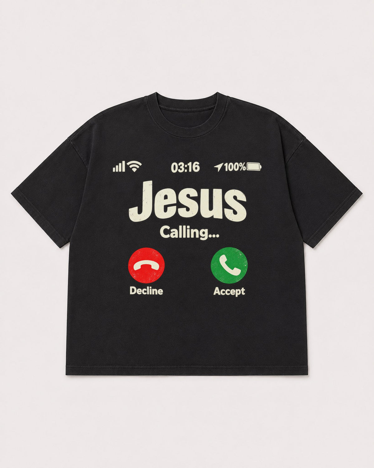 Mockup Boxy Heavyweight Tee Black product