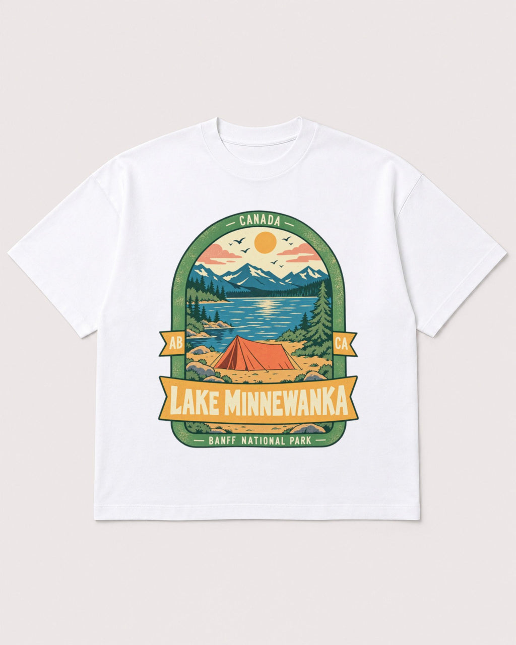 Mockup Boxy Heavyweight Tee White product