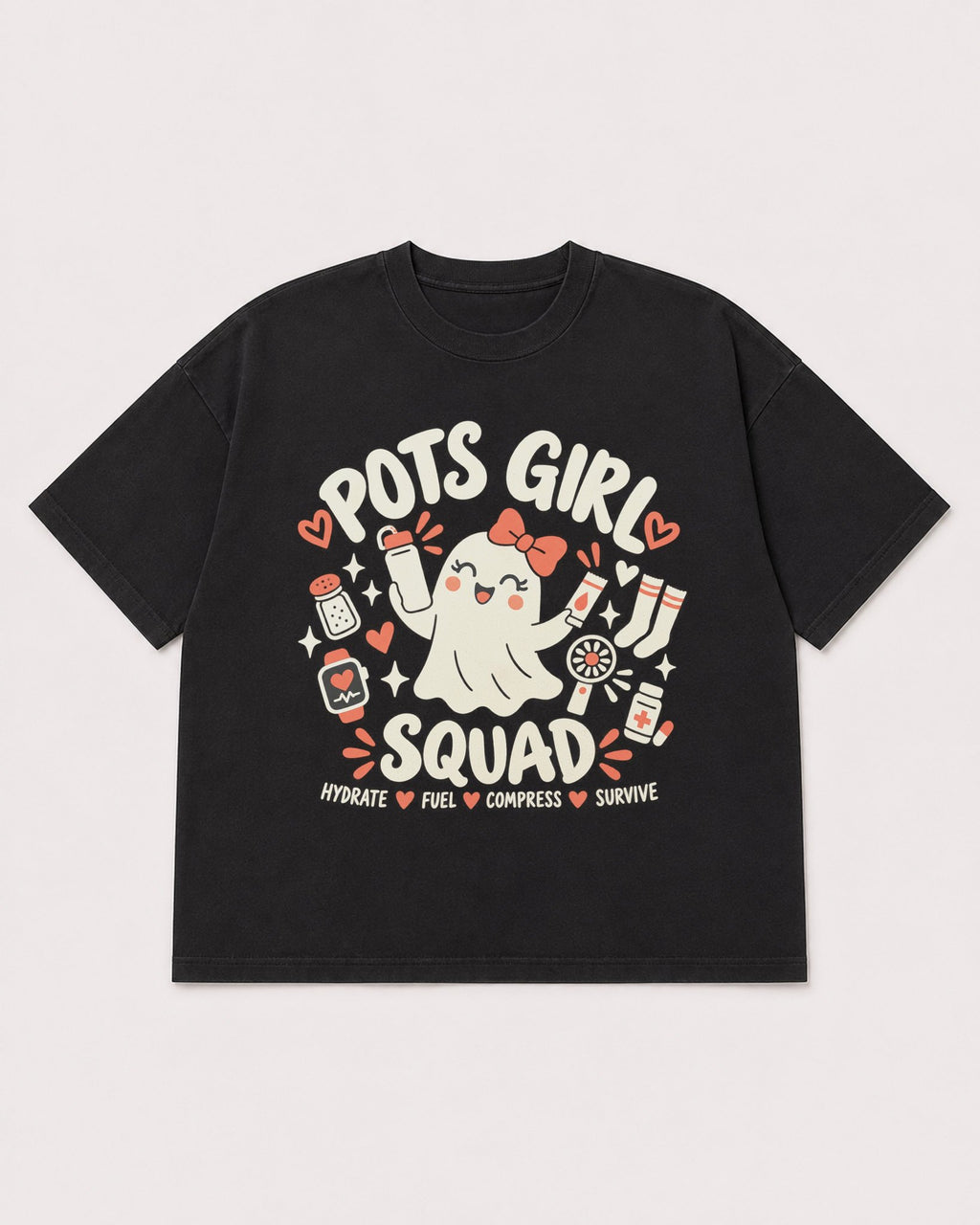 Mockup Boxy Heavyweight Tee Black product