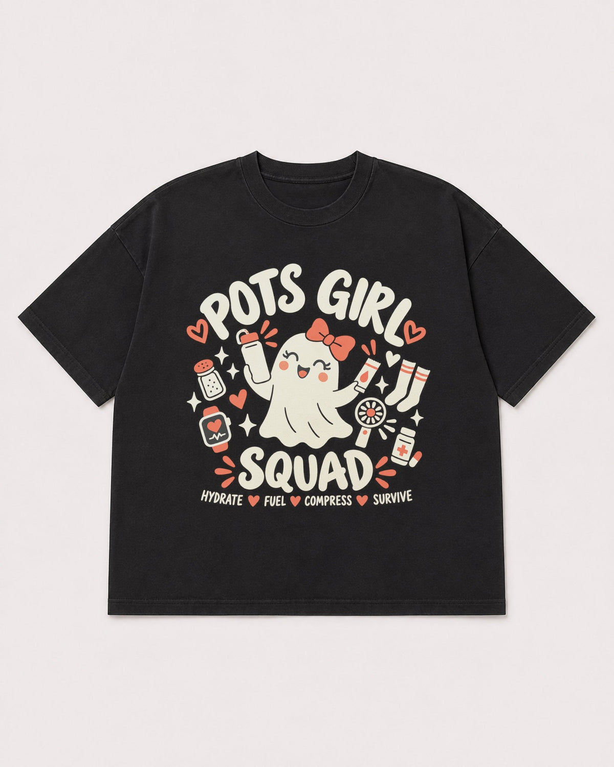 Mockup Boxy Heavyweight Tee Black product