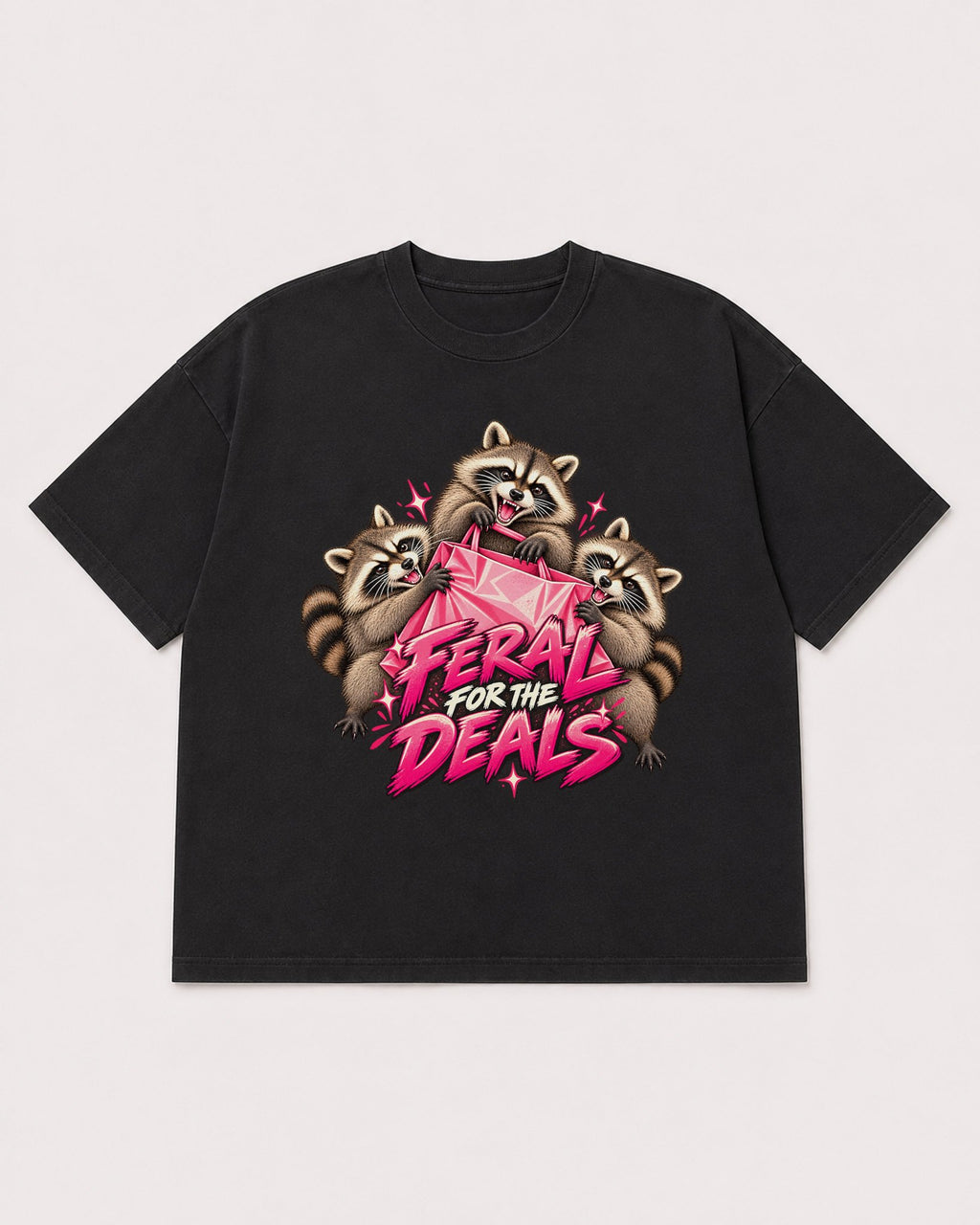 Mockup Boxy Heavyweight Tee Black product