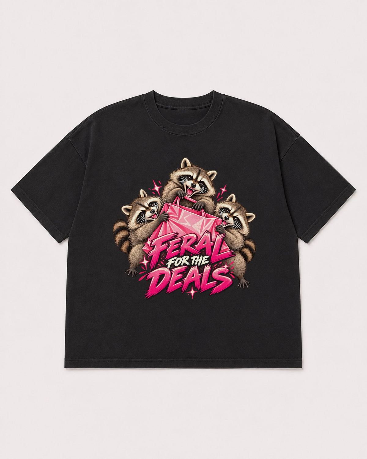Mockup Boxy Heavyweight Tee Black product