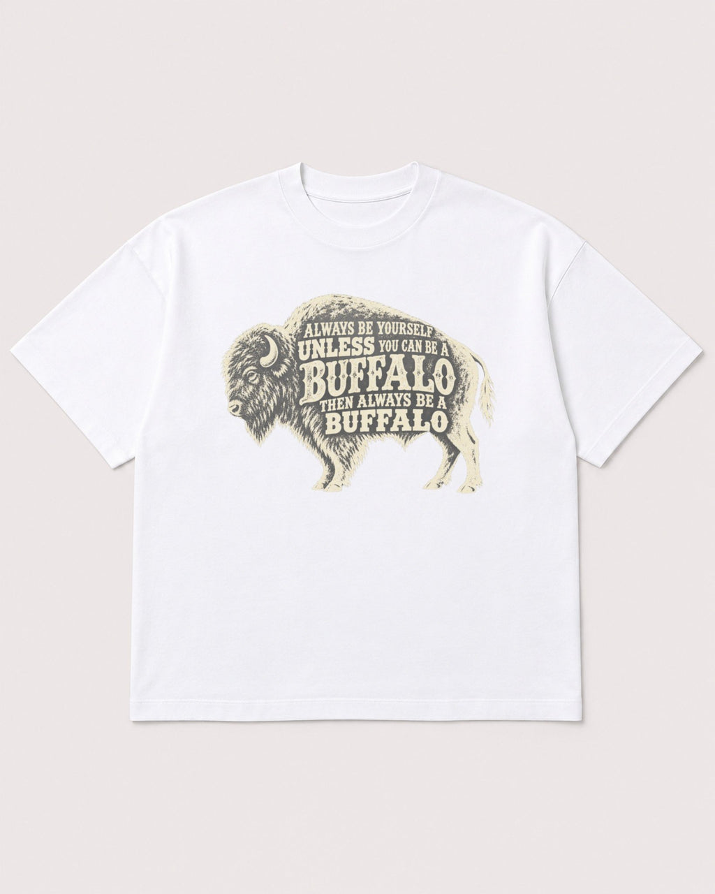 Mockup Boxy Heavyweight Tee White product