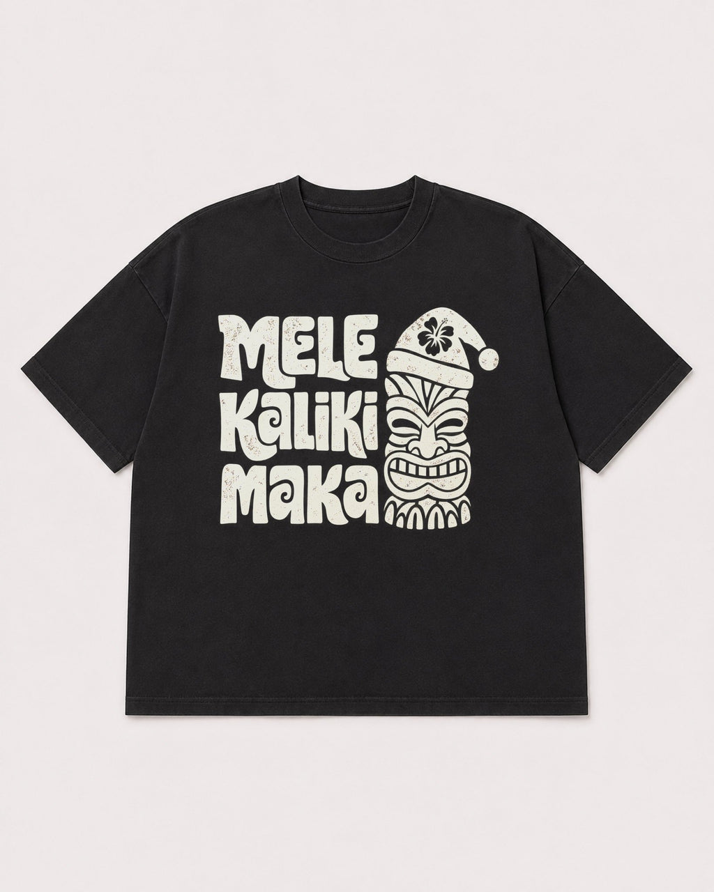 Mockup Boxy Heavyweight Tee Black product