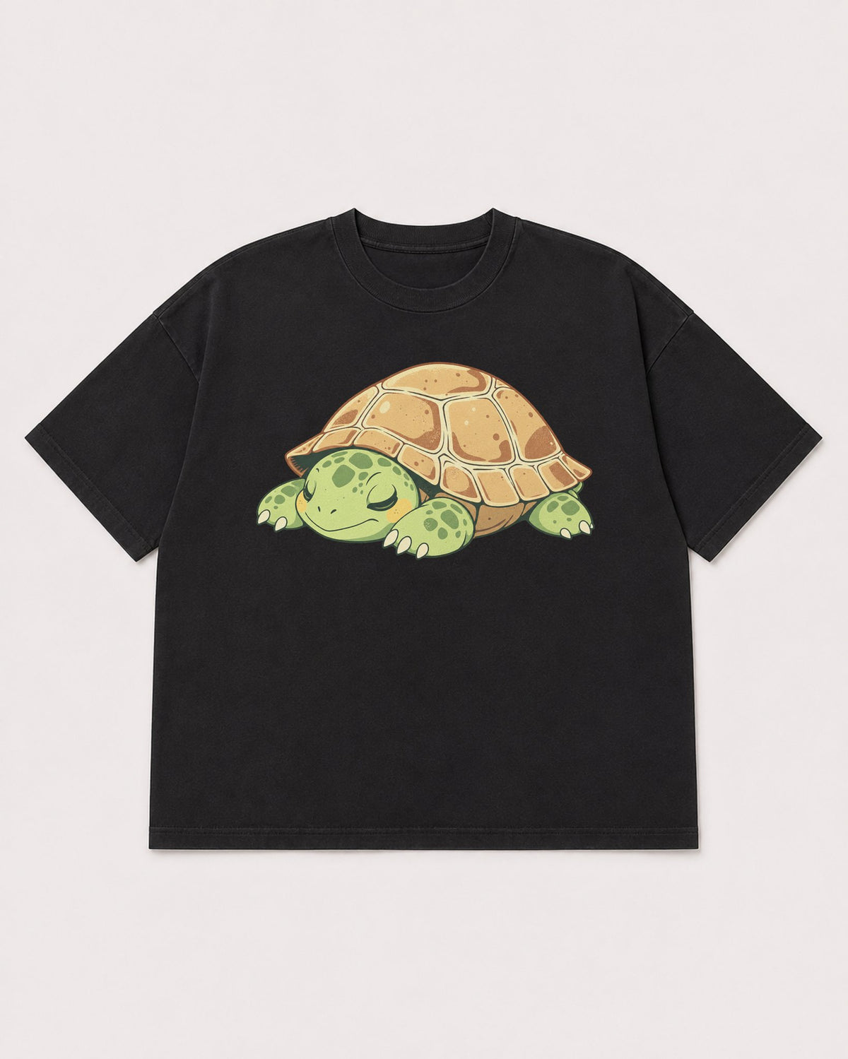 Mockup Boxy Heavyweight Tee Black product