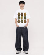 Mockup Boxy Heavyweight Tee White male full-body 01