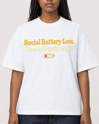 Mockup Boxy Heavyweight Tee White female close-up 04