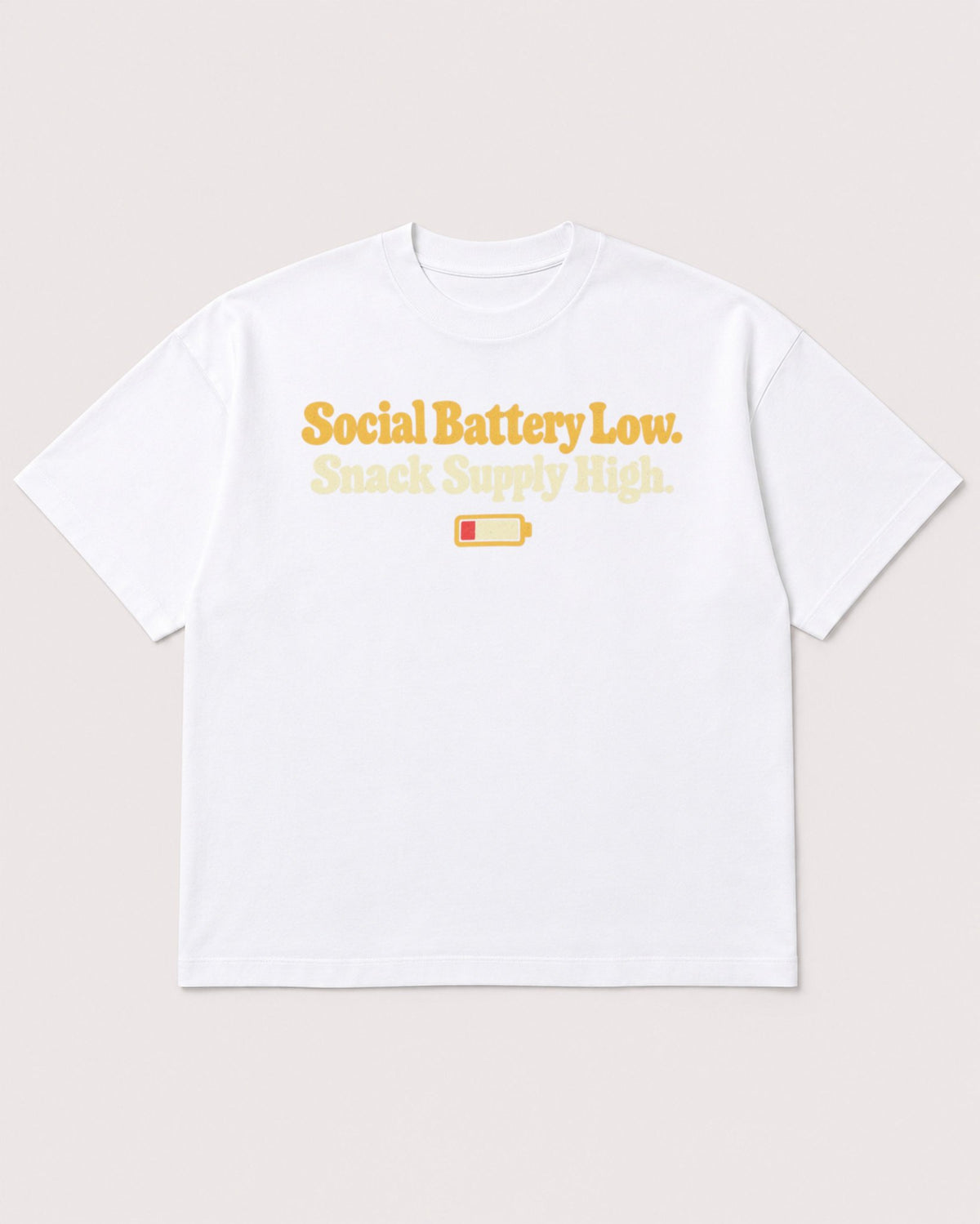 Mockup Boxy Heavyweight Tee White product