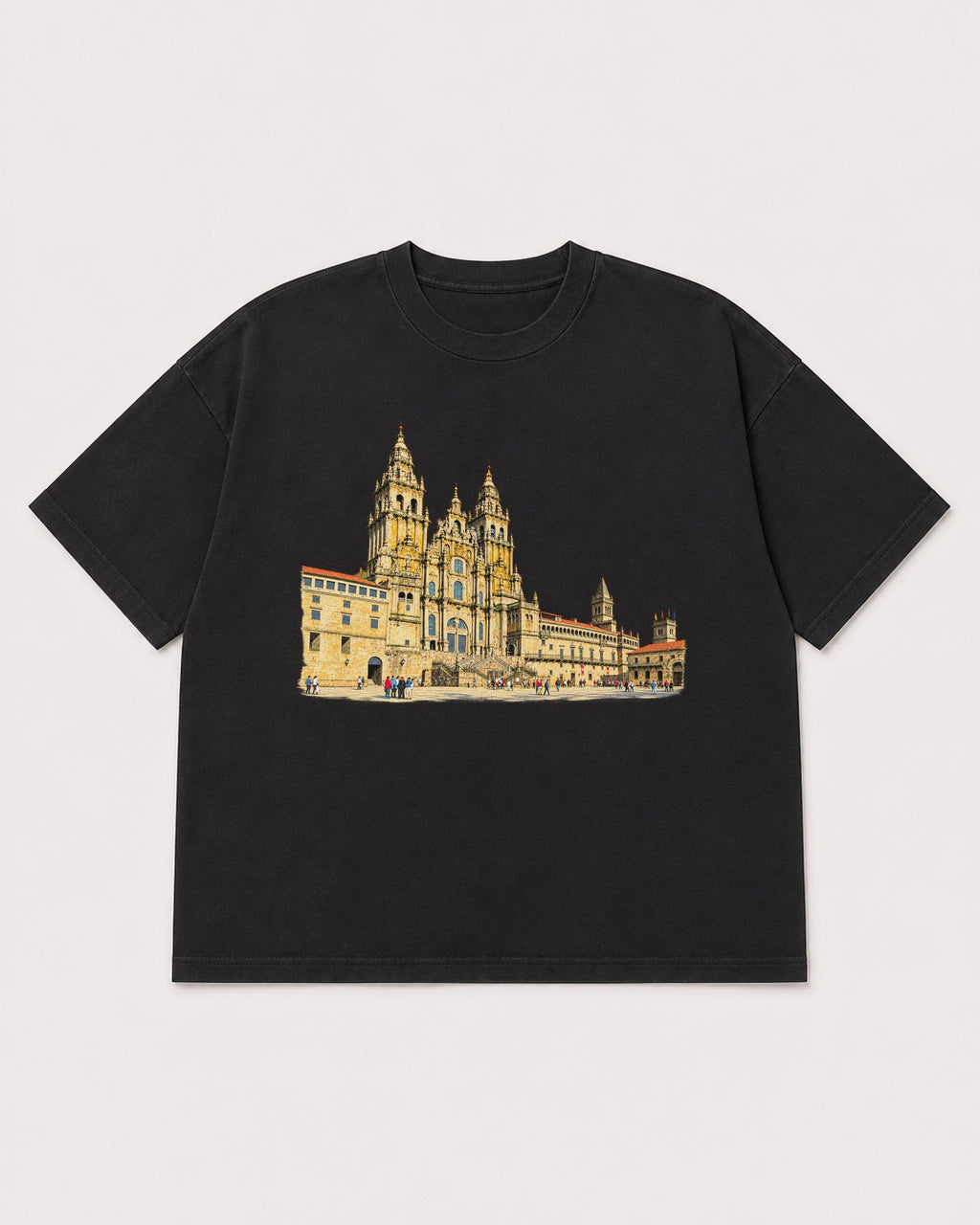 Mockup Boxy Heavyweight Tee Black product