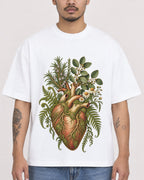 Mockup Boxy Heavyweight Tee White male close-up 12