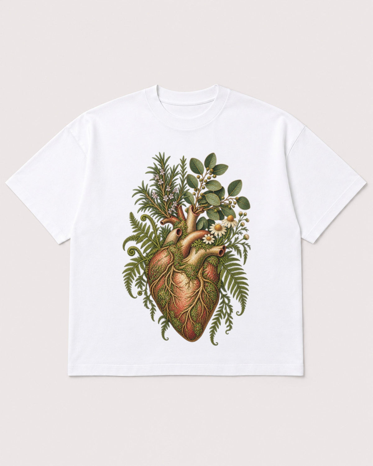 Mockup Boxy Heavyweight Tee White product