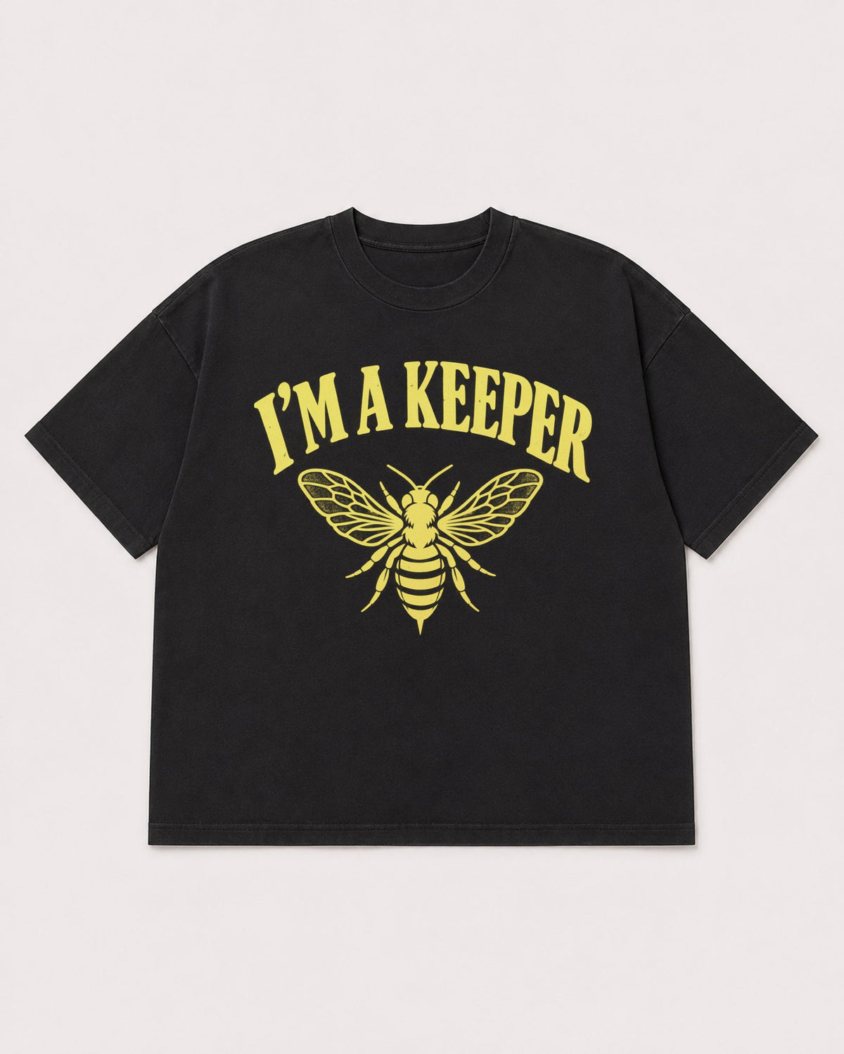 Mockup Boxy Heavyweight Tee Black product