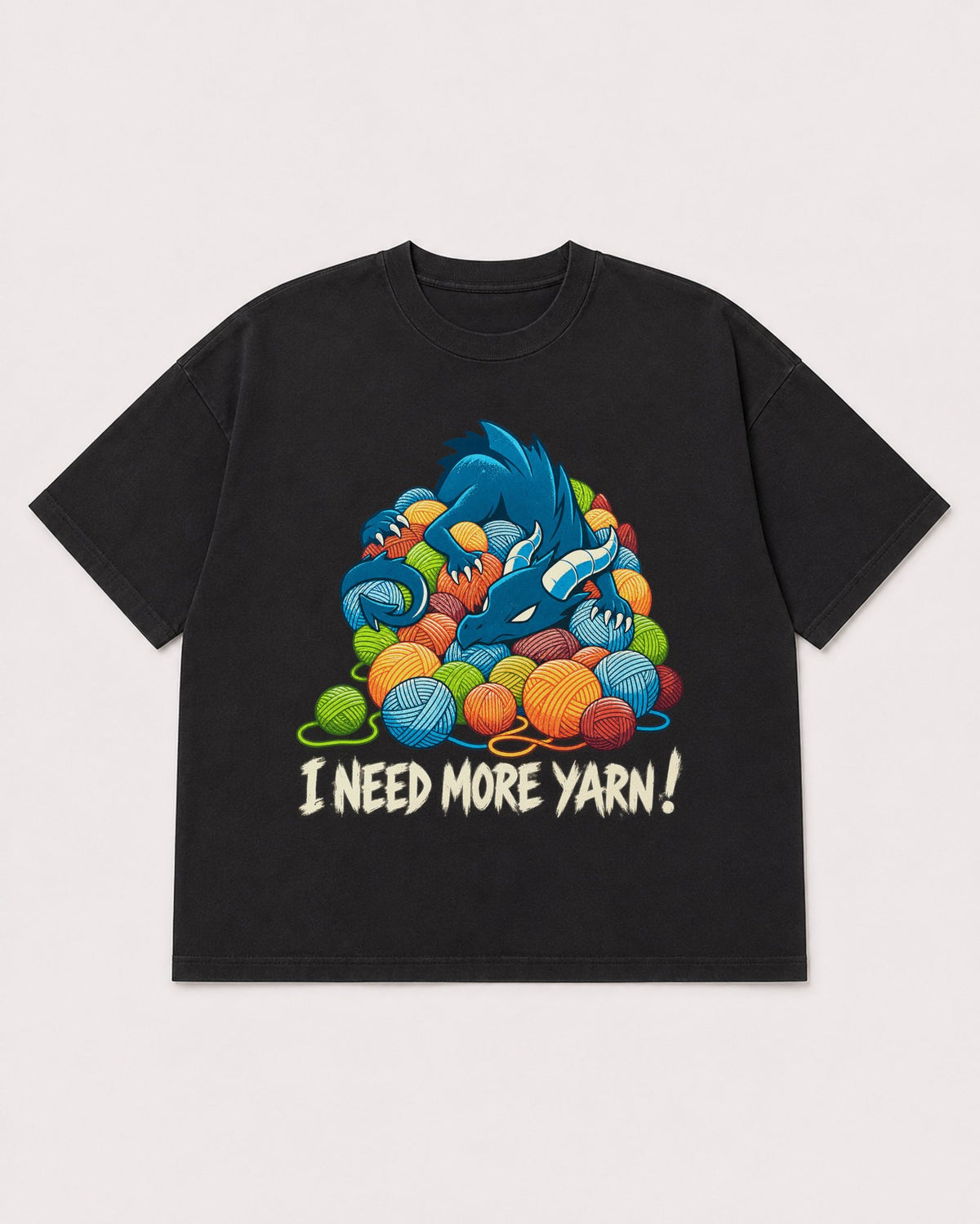 Mockup Boxy Heavyweight Tee Black product
