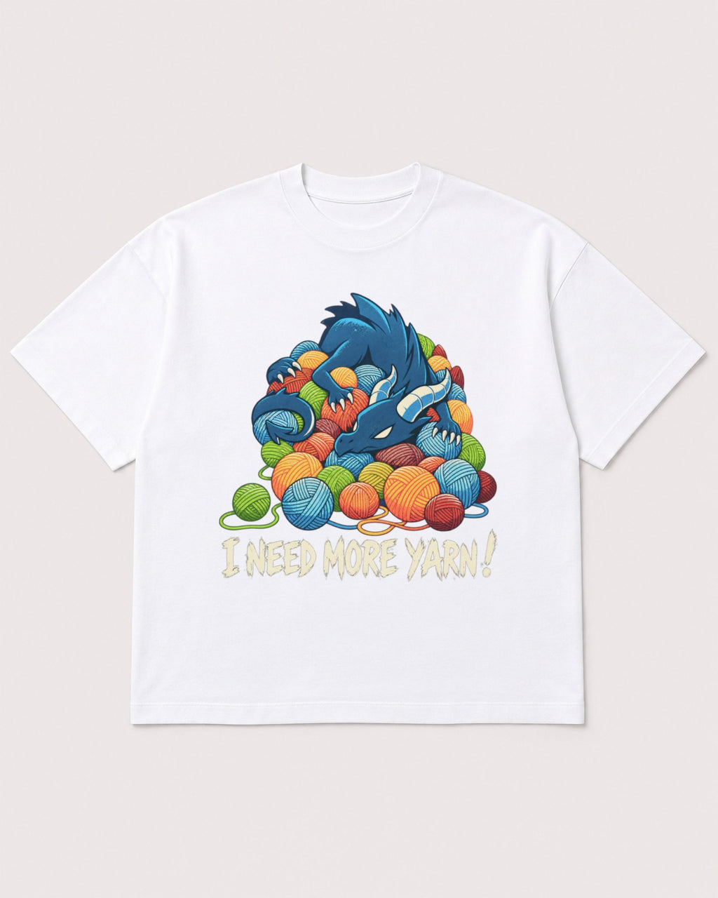 Mockup Boxy Heavyweight Tee White product