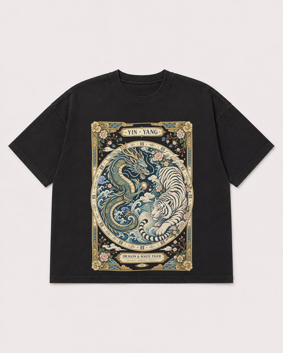 Mockup Boxy Heavyweight Tee Black product