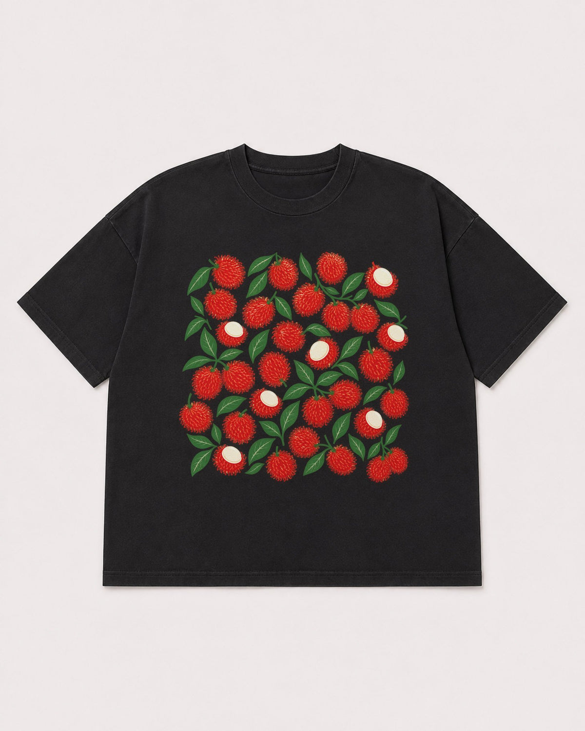 Mockup Boxy Heavyweight Tee Black product