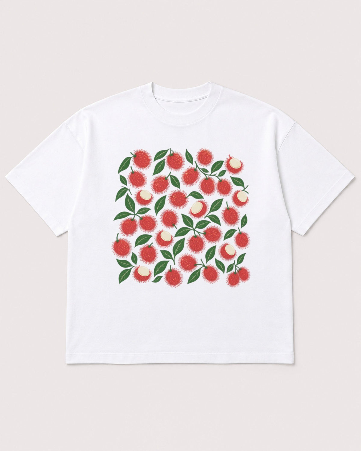 Mockup Boxy Heavyweight Tee White product