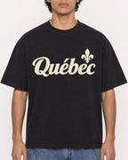 Mockup Boxy Heavyweight Tee Black male close-up 26