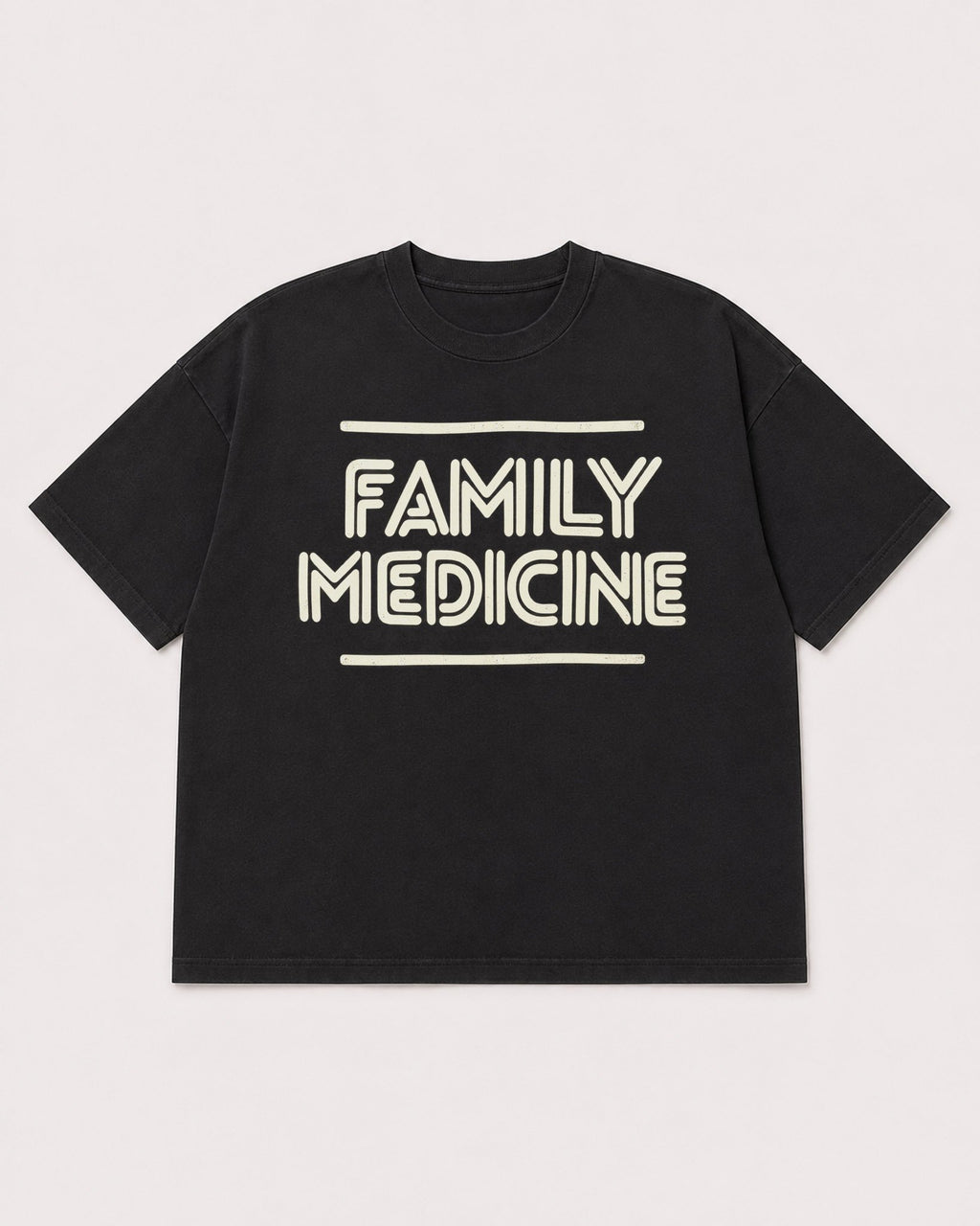 Mockup Boxy Heavyweight Tee Black product