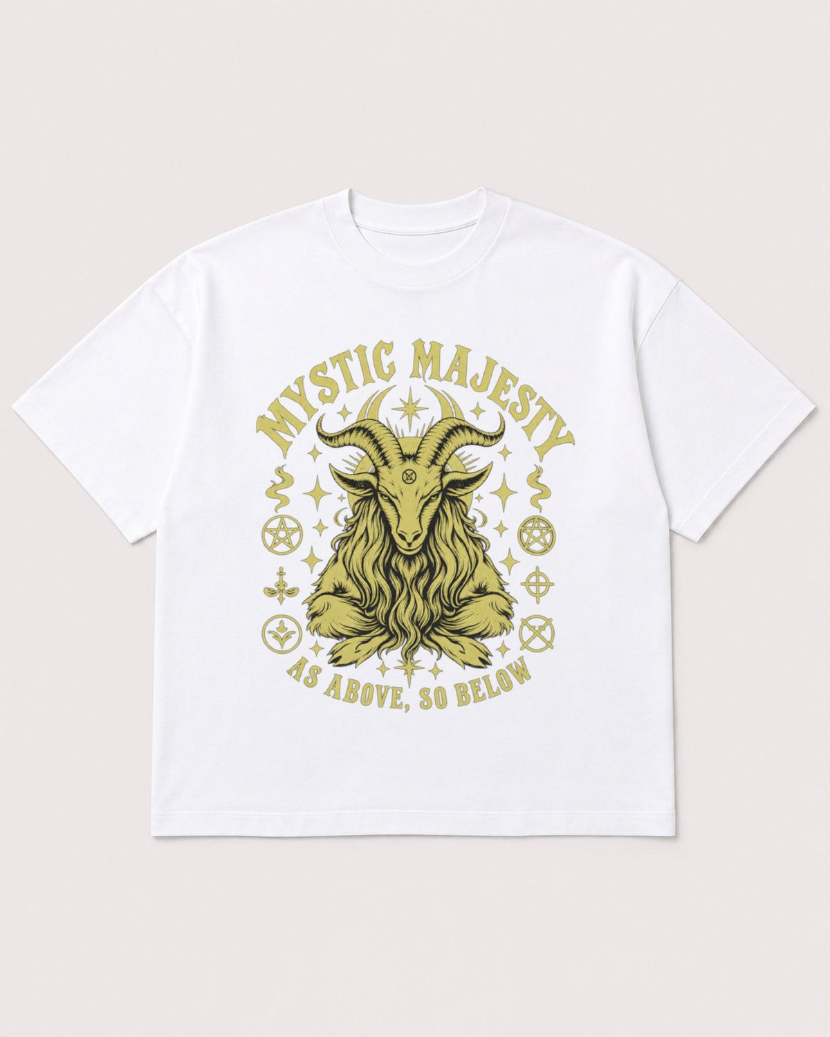 Mockup Boxy Heavyweight Tee White product