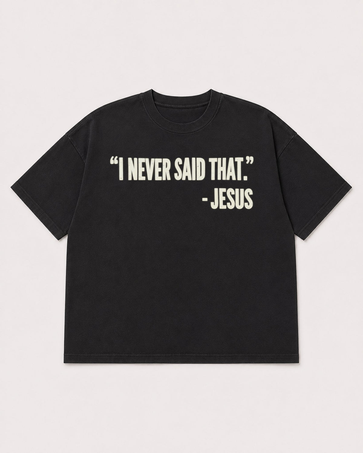 Mockup Boxy Heavyweight Tee Black product
