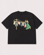 Mockup Boxy Heavyweight Tee Black product