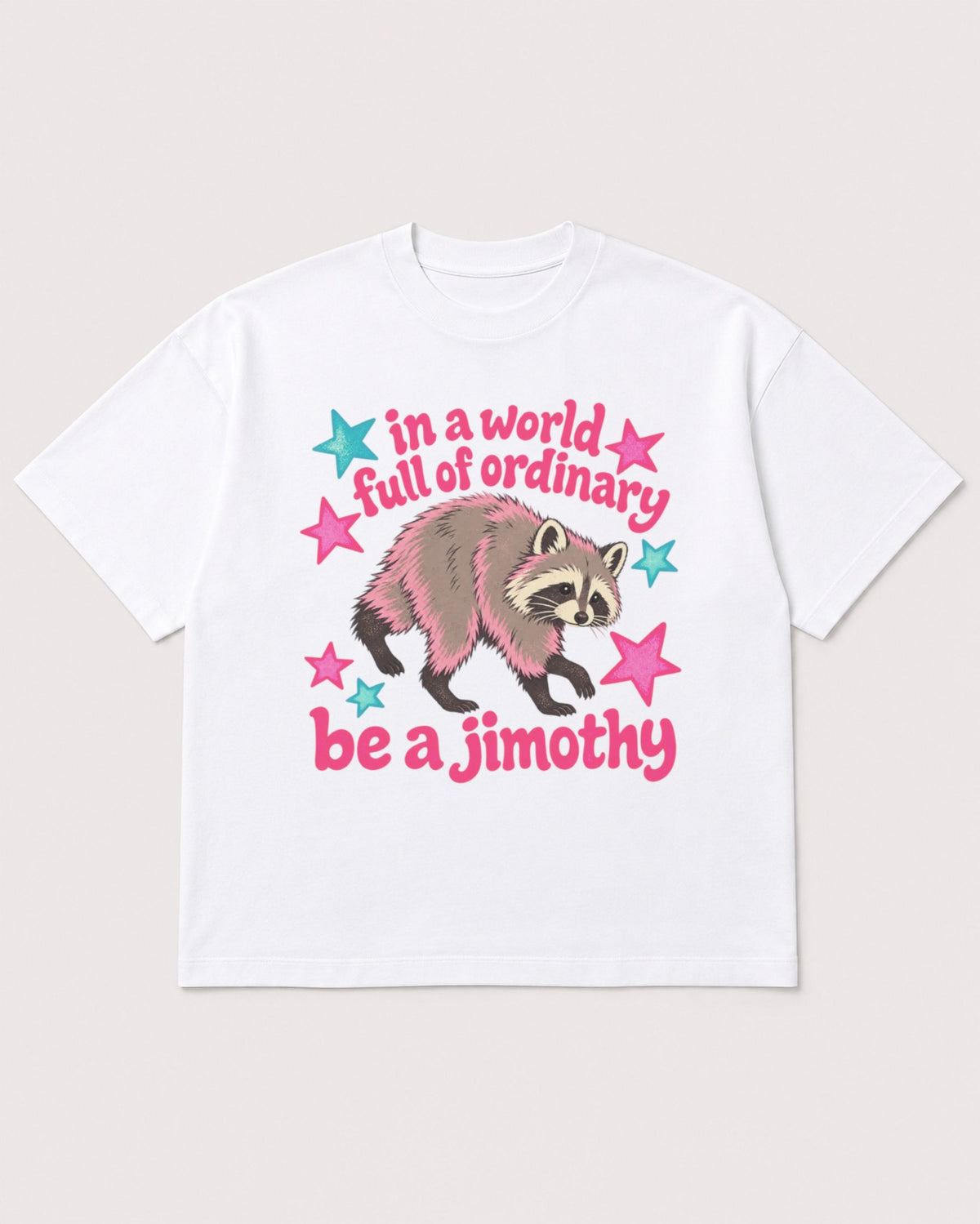 Mockup Boxy Heavyweight Tee White product