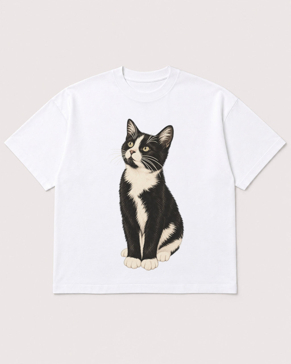 Mockup Boxy Heavyweight Tee White product