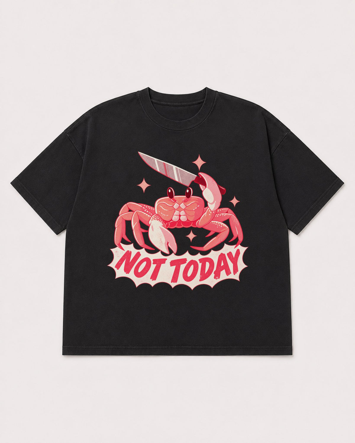 Mockup Boxy Heavyweight Tee Black product