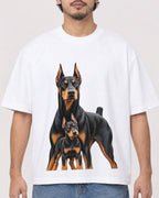Mockup Boxy Heavyweight Tee White male close-up 02